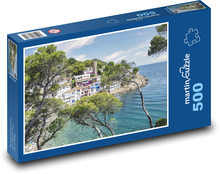 Spanien - Strand, Stadt Puzzle 500 Teile - 46 x 30 cm