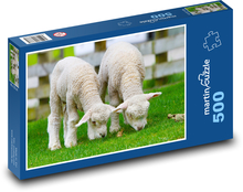 Sheep - lambs, animals Puzzle of 500 pieces - 46 x 30 cm 