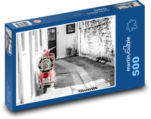 Městský skútr, Řecko Puzzle 500 dílků - 46 x 30 cm