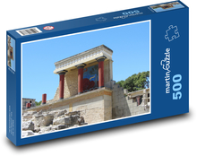 Knossos Palace - Crete Island, fresco Puzzle of 500 pieces - 46 x 30 cm