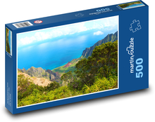 Hawaje - przyroda, morze Puzzle 500 elementów - 46x30 cm