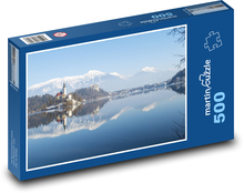 Snow - landscape, winter Puzzle of 500 pieces - 46 x 30 cm 