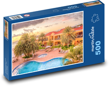 Curacao Resort, Karibik Puzzle 500 dielikov - 46 x 30 cm 