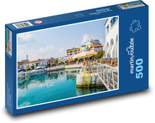 Kypr - Limassol, přístav Puzzle 500 - 46x30 cm