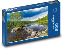 Insel - See, Landschaft Puzzle 500 Teile - 46 x 30 cm