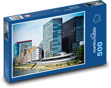 Düsseldorf - město, architektura Puzzle 500 dílků - 46 x 30 cm