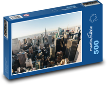Budovy - mesto, budovy Puzzle 500 dielikov - 46 x 30 cm 