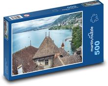Hrad - pevnost, sřecha Puzzle 500 dílků - 46 x 30 cm