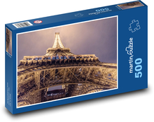 Eiffelova věž - Paříž, Francie Puzzle 500 dílků - 46 x 30 cm
