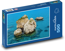 Zypern - Felsen, Meer Puzzle 500 Teile - 46 x 30 cm