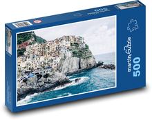 Strand - Stadt, Küste Puzzle 500 Teile - 46 x 30 cm