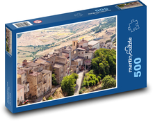 Sicílie - Itálie, město Puzzle 500 dílků - 46 x 30 cm