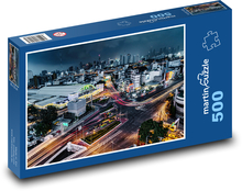 Město - Bangkok, Thajsko Puzzle 500 dílků - 46 x 30 cm