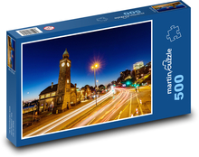 Landungsbrücken - Niemcy, Hamburg Puzzle 500 elementów - 46x30 cm