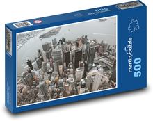 Panorama - Wolkenkratzer, Gebäude Puzzle 500 Teile - 46 x 30 cm