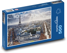 Eiffelova věž - Francie, Paříž Puzzle 500 dílků - 46 x 30 cm