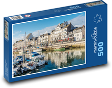 Meer - Frankreich, Boote Puzzle 500 Teile - 46 x 30 cm