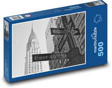 New York - Usa, ulice Puzzle 500 dílků - 46 x 30 cm