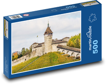 Hrad - pevnost, mezník Puzzle 500 dílků - 46 x 30 cm