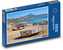 Boats - Beach, Crete Puzzle of 500 pieces - 46 x 30 cm