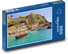 Přístav - lodě, pobřeží Puzzle 500 dílků - 46 x 30 cm