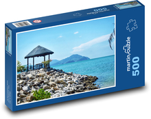 Sea - water, coast Puzzle of 500 pieces - 46 x 30 cm 