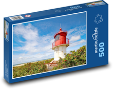 Amrum Lighthouse - maják, moře Puzzle 500 dílků - 46 x 30 cm