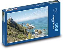 New Zealand - Nugget point, sea Puzzle of 500 pieces - 46 x 30 cm 