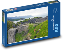 Palačinkové skály - Nový Zéland, moře Puzzle 500 dílků - 46 x 30 cm