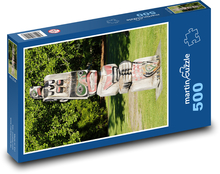 Nový Zéland - totem, socha Puzzle 500 dielikov - 46 x 30 cm