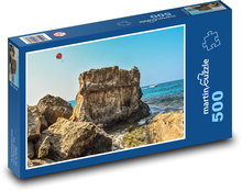 Skala - skalnaté pobrežie, more Puzzle 500 dielikov - 46 x 30 cm 