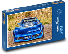 Corvette stingray - sports car, car Puzzle of 500 pieces - 46 x 30 cm 