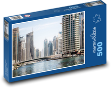 Dubaj - miasto, architektura Puzzle 500 elementów - 46x30 cm