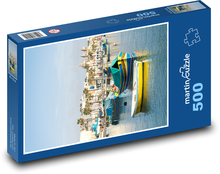 Marsaxlokk - Malta port Puzzle of 500 pieces - 46 x 30 cm 