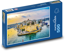 Malta - port, island Puzzle of 500 pieces - 46 x 30 cm 