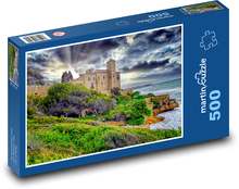 Castle - island, sea Puzzle of 500 pieces - 46 x 30 cm 
