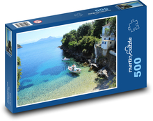 Griechenland - Meer, Hafen Puzzle 500 Teile - 46 x 30 cm