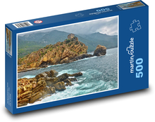 Seaside landscape - coast, rocks Puzzle of 500 pieces - 46 x 30 cm 