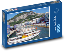 Taliansko - Capri, prístav Puzzle 500 dielikov - 46 x 30 cm 