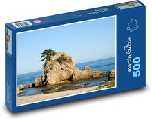 Ocean - island, pine Puzzle of 500 pieces - 46 x 30 cm