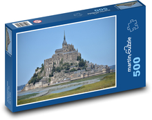 Mont Saint-Michel - Frankreich, Insel Puzzle 500 Teile - 46 x 30 cm