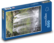 Vodopád - řeka, příroda Puzzle 500 dílků - 46 x 30 cm