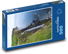 Ostrov Skye - vodopád, Škótsko Puzzle 500 dielikov - 46 x 30 cm