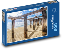 Strand - Dock, Küste Puzzle 500 Teile - 46 x 30 cm