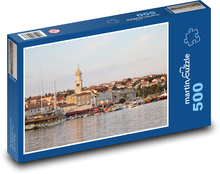 Chorvátsko - ostrov Krk, pobrežie Puzzle 500 dielikov - 46 x 30 cm 