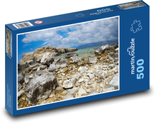 Morze - woda, zatoka Puzzle 500 elementów - 46x30 cm