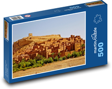 Maroko - pevnosť, Afrika Puzzle 500 dielikov - 46 x 30 cm 