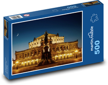 Semperoper - opera, Drážďany Puzzle 500 dielikov - 46 x 30 cm 