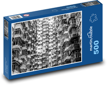 Hongkong - Čína, mesto Puzzle 500 dielikov - 46 x 30 cm 