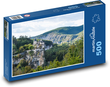 Dom - mesto, príroda Puzzle 500 dielikov - 46 x 30 cm